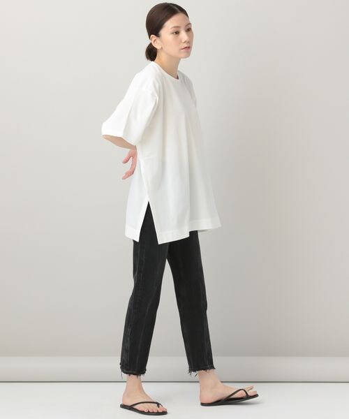 ⭐試着のみ⭐カレンソロジーカノコフレアスリットプルオーバー Curensology（カレンソロジー）の「カノコフレアスリットプル