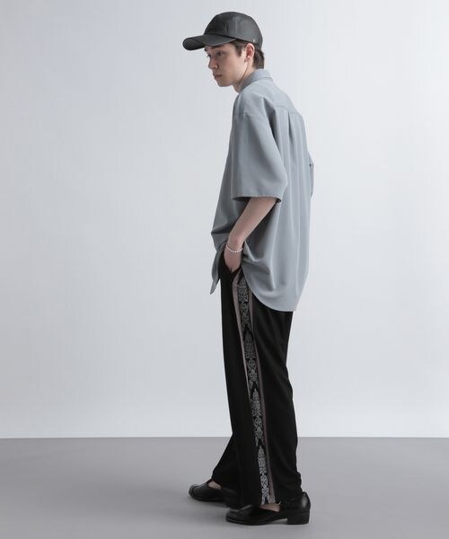 HARE(ハレ)の「シークレットジャガードラインパンツ(パンツ・メンズ・ブラック09/レッド38/ベージュ50・FREE)」の5枚目の写真