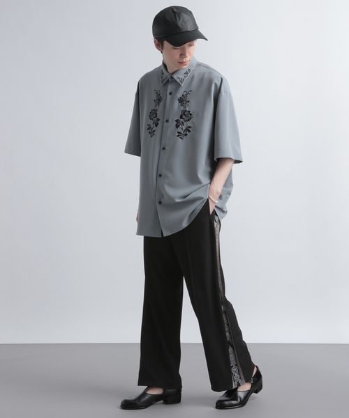 HARE(ハレ)の「シークレットジャガードラインパンツ(パンツ・メンズ・ブラック09/レッド38/ベージュ50・FREE)」の4枚目の写真