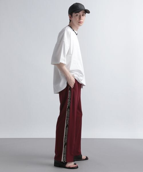 HARE(ハレ)の「シークレットジャガードラインパンツ(パンツ・メンズ・ブラック09/レッド38/ベージュ50・FREE)」の11枚目の写真