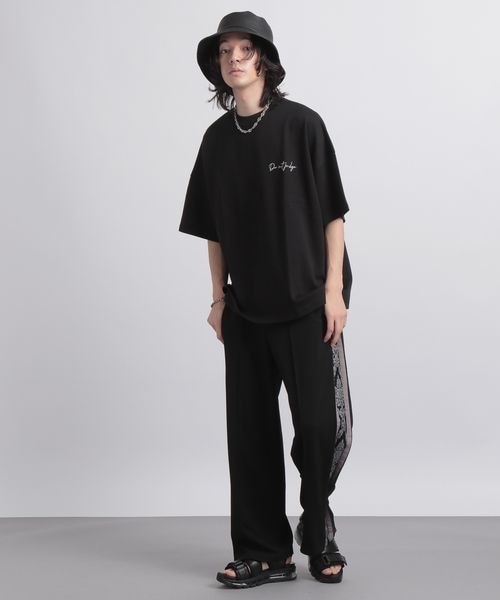 HARE(ハレ)の「シークレットジャガードラインパンツ(パンツ・メンズ・ブラック09/レッド38/ベージュ50・FREE)」の8枚目の写真