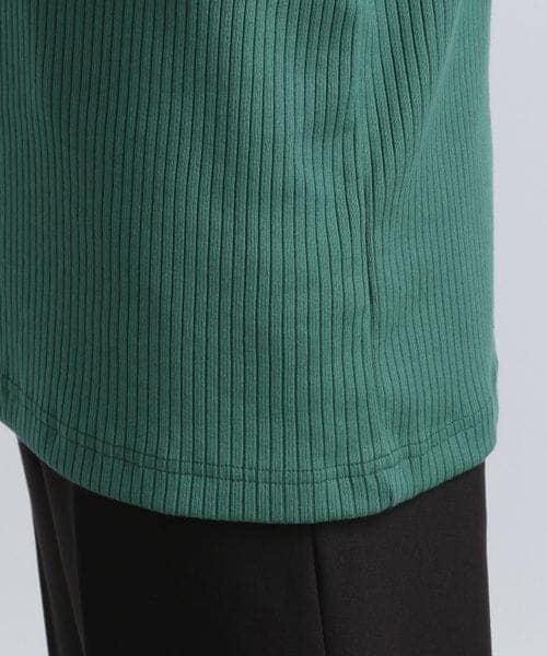 HARE(ハレ)の「ハーフジップカットソー(トップス・メンズ・ブラック09/グリーン76・S/M)」の11枚目の写真