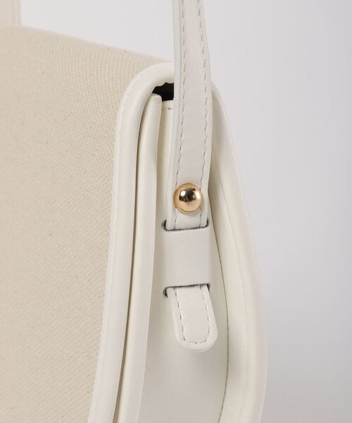 Heather(ヘザー)の「パイピングキャンバスショルダ-(バッグ・レディース・アイボリー 08/ブラック 09・ONESIZE)」の17枚目の写真