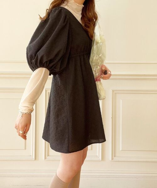 Heather（ヘザー）の「あいねねレイヤードミニワンピ―ス