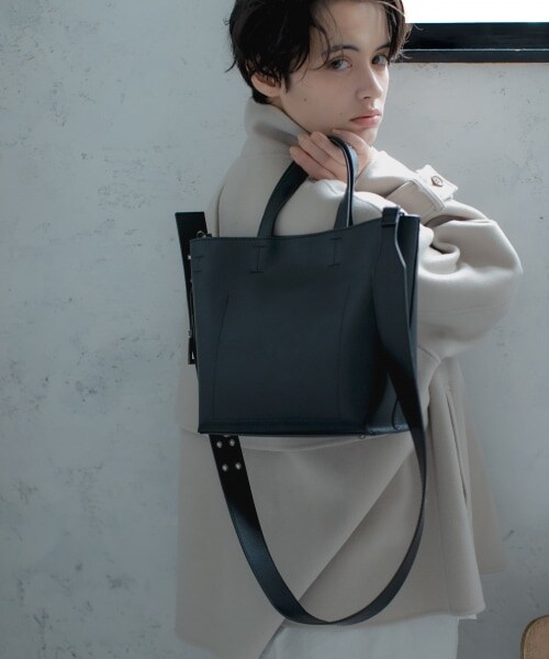 美品 JEANASIS ジーナシス eL Middle Tote Bag JEANASIS（ジーナシス）の「Middle Tote Bag（）」 - WEAR