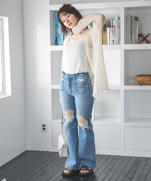 JEANASIS（ジーナシス）の「アソートシアーシャツLS（）」 - WEAR