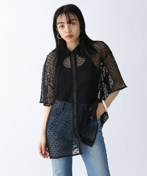 JEANASIS（ジーナシス）の「ケミカルレースシャツSS（）」 - WEAR