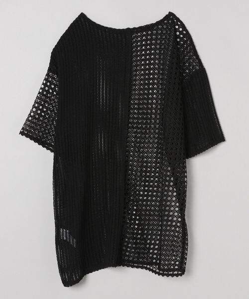 JEANASIS - ［新品・タグ付き］JEANASIS パターンキリカエメッシュプルオーバー JEANASIS（ジーナシス）の「2WAYパターンキリカエメッシュTEE