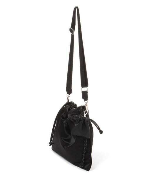 LEPSIM（レプシィム）の「キンチャクチャームツキショルダーバッグ（バッグ・レディース・ブラック09/グレージュ52/ベージュ54・ONE SIZE）」の5枚目の写真