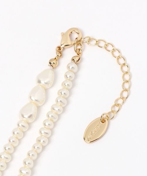 LEPSIM(レプシィム)の「ヘンケイパールネックレス(アクセサリー・レディース・ヘンケイ01/ヘンケイ×ミニ02/ヘンケイ×ミックス03・ONE SIZE)」の8枚目の写真