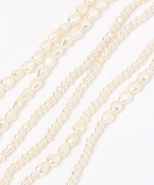LEPSIM(レプシィム)の「ヘンケイパールネックレス(アクセサリー・レディース・ヘンケイ01/ヘンケイ×ミニ02/ヘンケイ×ミックス03・ONE SIZE)」の9枚目の写真