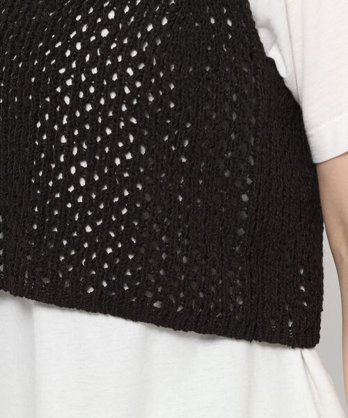 LOWRYS FARM（ローリーズファーム）の「ニットビスチェ（トップス・レディース・オフ05/ブラック09/ブラウン55/ブルー85・F）」の18枚目の写真