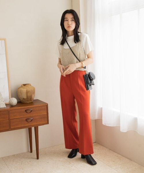 LOWRYS FARM（ローリーズファーム）の「ニットビスチェ（トップス・レディース・オフ05/ブラック09/ブラウン55/ブルー85・F）」の5枚目の写真