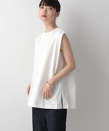 LOWRYS FARM | ショルダースクエアノースリーブ(トップス)