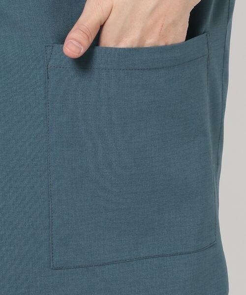 LOWRYS FARM（ローリーズファーム）の「ノーカラーベスト（トップス・メンズ・ブラック09/サックスブルー82/ブルー86・M/L）」の21枚目の写真