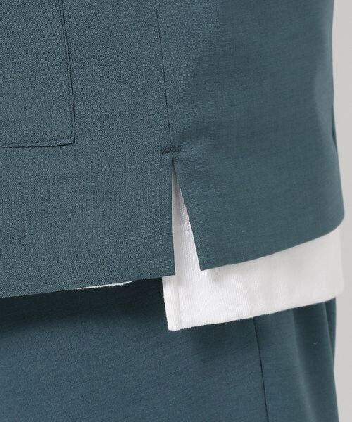 LOWRYS FARM（ローリーズファーム）の「ノーカラーベスト（トップス・メンズ・ブラック09/サックスブルー82/ブルー86・M/L）」の20枚目の写真