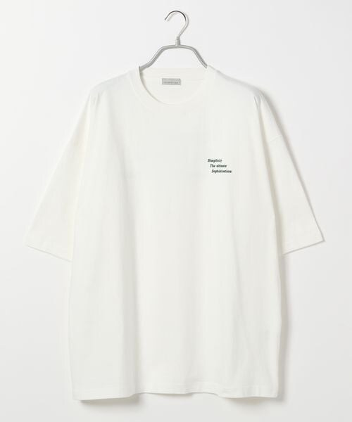 LOWRYS FARM（ローリーズファーム）の「バックロゴプリントＴシャツ（トップス・メンズ・ホワイト02/ホワイト03/ブラック09/ブラウン52・M/L）」の21枚目の写真