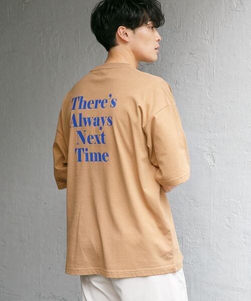 LOWRYS FARM（ローリーズファーム）の「バックロゴプリントＴシャツ（トップス・メンズ・ホワイト02/ホワイト03/ブラック09/ブラウン52・M/L）」の18枚目の写真