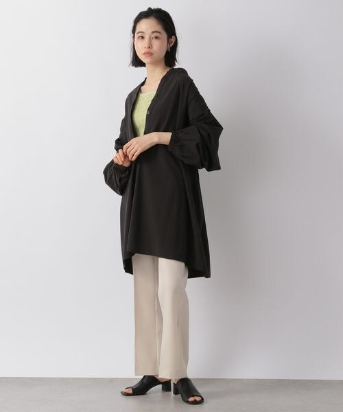 LOWRYS FARM（ローリーズファーム）の「シャーリングタンク（トップス・レディース・オフ05/ブラック09/オレンジ45/グリーン72/パープル92・F）」の9枚目の写真