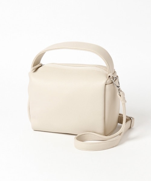 LOWRYS FARM（ローリーズファーム）の「柔ら軽いハンドバッグ（バッグ・レディース・アイボリー08/ブラック09/オレンジ45/グリーン75・FREE）」の5枚目の写真