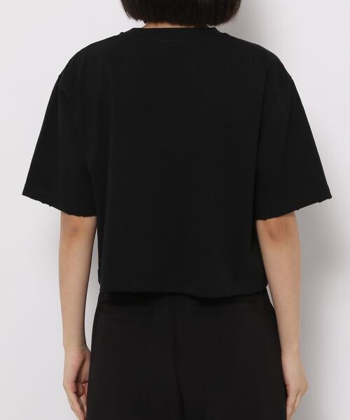 PAGEBOY(ページボーイ)の「ダメージショートTシャツ(トップス・レディース・オフホワイト05/ブラック09/コーラル28/チョコ58・F)」の19枚目の写真