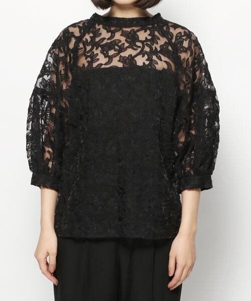 PAGEBOY（ページボーイ）の「オーガンジー2WAYブラウス（トップス・レディース・オフホワイト01/クリーム05・F）」の17枚目の写真