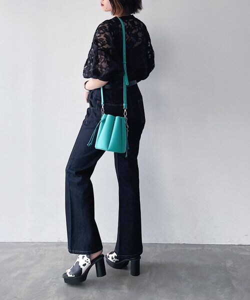 PAGEBOY（ページボーイ）の「オーガンジー2WAYブラウス（トップス・レディース・オフホワイト01/クリーム05・F）」の16枚目の写真