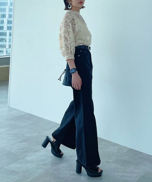 PAGEBOY（ページボーイ）の「オーガンジー2WAYブラウス（トップス・レディース・オフホワイト01/クリーム05・F）」の11枚目の写真