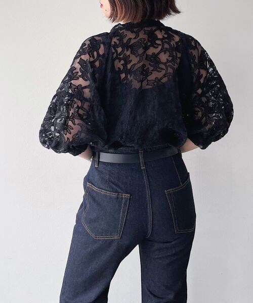 PAGEBOY（ページボーイ）の「オーガンジー2WAYブラウス（トップス・レディース・オフホワイト01/クリーム05・F）」の14枚目の写真