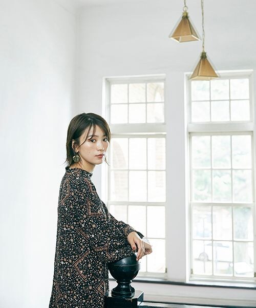 studio CLIP（スタディオクリップ）の「風と遊ぶワンピース 初秋[プチサイズあり]（ワンピース/ドレス・レディース・ブランチベージュ01/マルシェブルー02/ブリックブラウン03・S/M/PS(WEB限定)/PM(WEB限定)）」の15枚目の写真