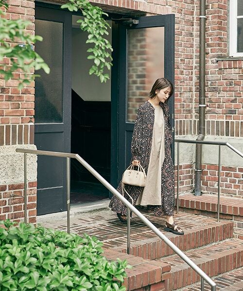 studio CLIP（スタディオクリップ）の「風と遊ぶワンピース 初秋[プチサイズあり]（ワンピース/ドレス・レディース・ブランチベージュ01/マルシェブルー02/ブリックブラウン03・S/M/PS(WEB限定)/PM(WEB限定)）」の18枚目の写真