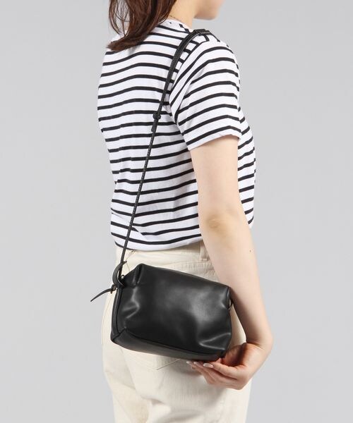 studio CLIP（スタディオクリップ）の「やわらかポシェット（バッグ・レディース・ブラック19/アイボリー52/イエロー60・F）」の4枚目の写真