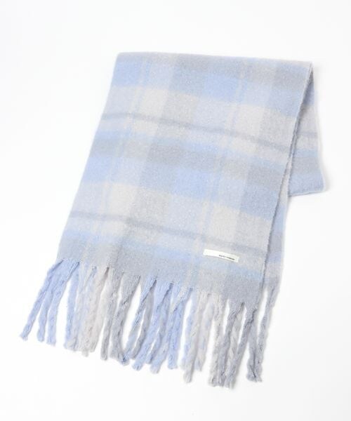 mysty woman(ミスティウーマン)の「チェックストール(ファッション雑貨・レディース・ピンク25/イエロー65/グリーン75/ブルー85・F)」の9枚目の写真