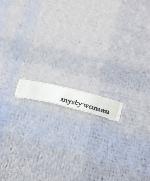 mysty woman(ミスティウーマン)の「チェックストール(ファッション雑貨・レディース・ピンク25/イエロー65/グリーン75/ブルー85・F)」の12枚目の写真
