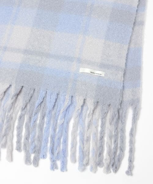 mysty woman(ミスティウーマン)の「チェックストール(ファッション雑貨・レディース・ピンク25/イエロー65/グリーン75/ブルー85・F)」の13枚目の写真