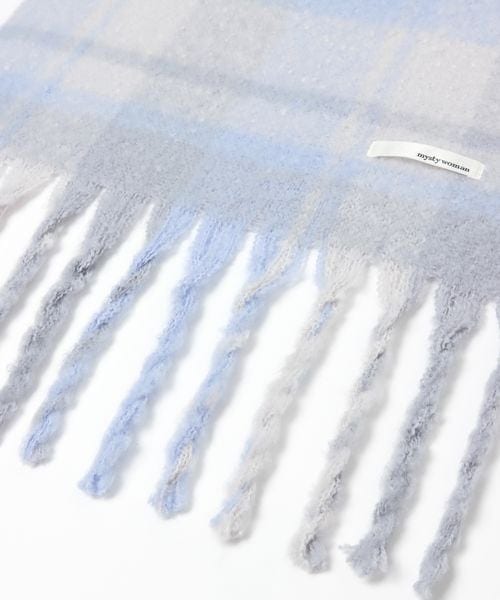 mysty woman(ミスティウーマン)の「チェックストール(ファッション雑貨・レディース・ピンク25/イエロー65/グリーン75/ブルー85・F)」の11枚目の写真