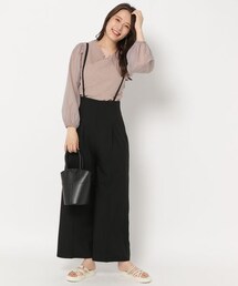 mysty woman | ハイウエストサス付きパンツ(パンツ)