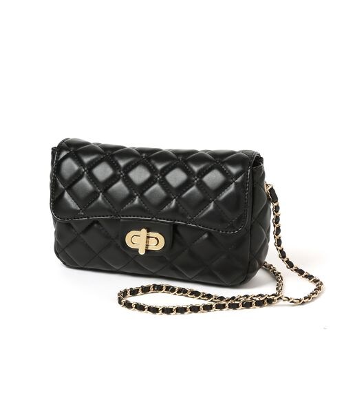 mysty woman（ミスティウーマン）の「レクタングルチェーンBAG（バッグ・レディース・ホワイト05/ブラック09/ビンテージレッド38・F）」の2枚目の写真