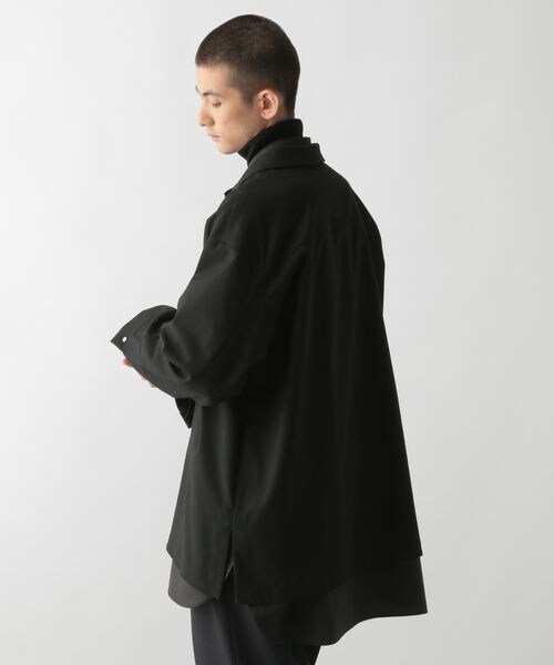 GLOBAL WORK（グローバルワーク）の「リラックスミニマルシャツ（トップス・メンズ・ブラック09/ネイビー88・M/L）」の13枚目の写真