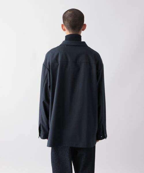 GLOBAL WORK（グローバルワーク）の「リラックスミニマルシャツ（トップス・メンズ・ブラック09/ネイビー88・M/L）」の21枚目の写真