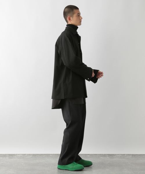 GLOBAL WORK（グローバルワーク）の「リラックスミニマルシャツ（トップス・メンズ・ブラック09/ネイビー88・M/L）」の6枚目の写真