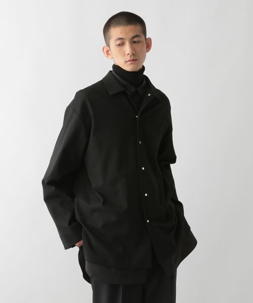GLOBAL WORK（グローバルワーク）の「リラックスミニマルシャツ（トップス・メンズ・ブラック09/ネイビー88・M/L）」の12枚目の写真