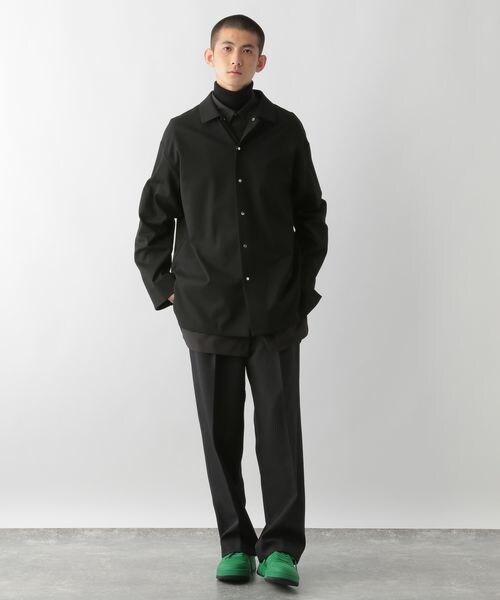 GLOBAL WORK（グローバルワーク）の「リラックスミニマルシャツ（トップス・メンズ・ブラック09/ネイビー88・M/L）」の3枚目の写真