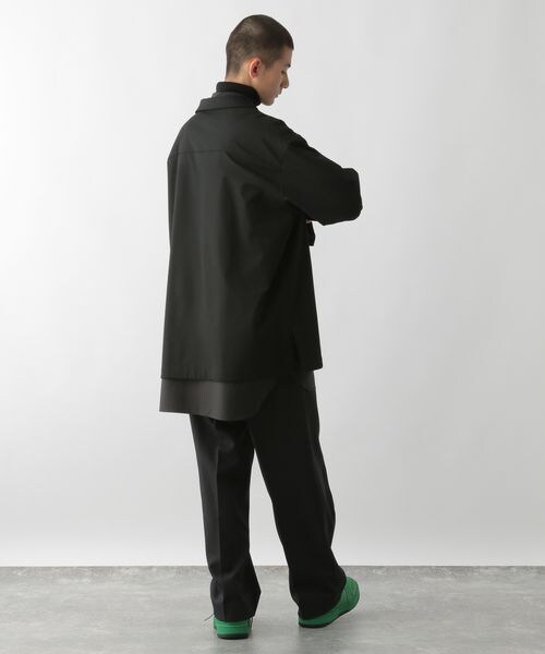 GLOBAL WORK（グローバルワーク）の「リラックスミニマルシャツ（トップス・メンズ・ブラック09/ネイビー88・M/L）」の5枚目の写真