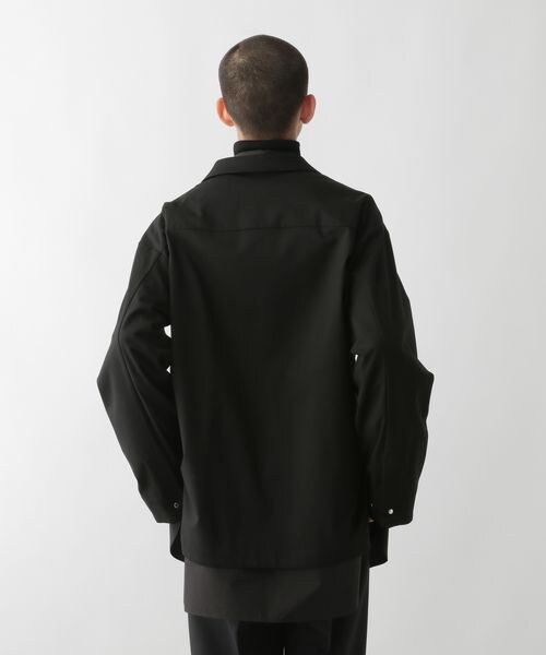 GLOBAL WORK（グローバルワーク）の「リラックスミニマルシャツ（トップス・メンズ・ブラック09/ネイビー88・M/L）」の14枚目の写真