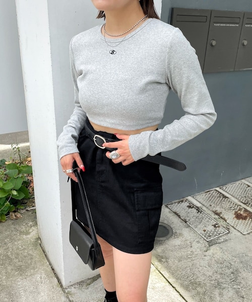 SALE みーふー◯ アシメデザインファスナートップス | WHO'S WHO gallery