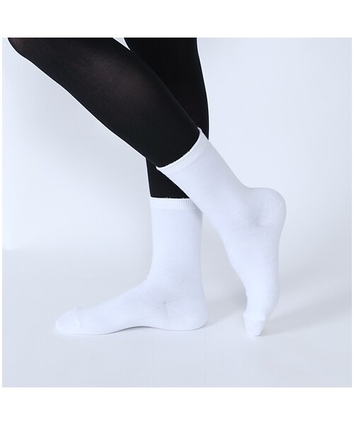 靴下屋（クツシタヤ）の「ウール無地ソックス（ソックス・靴下・レディース・オフホワイト/キナリ/クロ/グレーモク/チャコールモク/ベージュモク/ベリーピンク/アカ/エンジ/カラシ/オリーブ/カーキ/ブルー・22.0～24.0cm）」の16枚目の写真