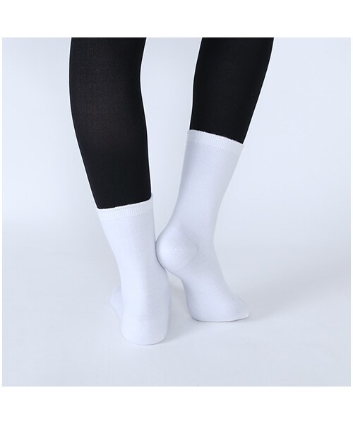 靴下屋（クツシタヤ）の「ウール無地ソックス（ソックス・靴下・レディース・オフホワイト/キナリ/クロ/グレーモク/チャコールモク/ベージュモク/ベリーピンク/アカ/エンジ/カラシ/オリーブ/カーキ/ブルー・22.0～24.0cm）」の17枚目の写真