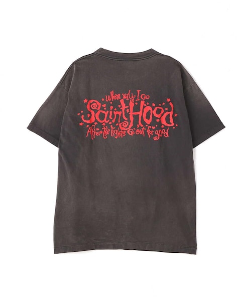 ROYAL FLASH(ロイヤルフラッシュ)の「SAINT MICHAEL/セント マイケル/SS TEE /SAINT HOOD/BLACK(トップス・ブラック・L/XL/2XL)」の9枚目の写真