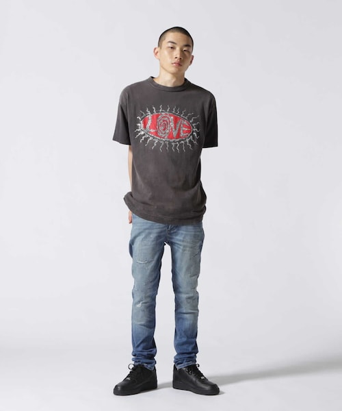 ROYAL FLASH(ロイヤルフラッシュ)の「SAINT MICHAEL/セント マイケル/SS TEE /SAINT HOOD/BLACK(トップス・ブラック・L/XL/2XL)」の2枚目の写真